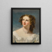 Portrait einer jungen Frau - Margaret Sarah Carpenter — gerahmtes Bild an der Wand