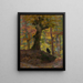 dei cinghiali selvatici nella foresta - Maria Kazanowska — quadro incorniciato alla parete