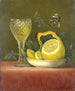 Nature morte con limone e bicchiere intagliato - Maria Margaretha van Os — vista dell’opera