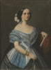Julie Julia Mathilda Berwald épouse Kerhielm af Margrethelund 1822-1877 cantante d'opera - Maria Röhl — quadro incorniciato alla parete