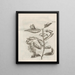 The Miraculous Transformation of Caterpillars and the Strange Food of Flowers Pl097 - Maria Sibylla Merian — framed artwork on a wall