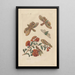 Dissertation sur la génération et les transformations des insectes de Surinam Pl60 - Maria Sibylla Merian — quadro incorniciato alla parete