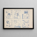 Compositions - Marian Kopf — framed artwork on a wall