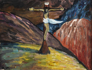 Golgotha Painting - Marianne von Werefkin — artwork view