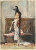 Una donna marocchina in abito tradizionale - Mariano Fortuny Marsal — vista dell’opera