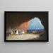 Arabes in una grotta sul mare - Mariano Fortuny Marsal — quadro incorniciato alla parete