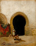Alla porta del sérail - Mariano Fortuny Marsal — vista dell’opera