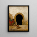 Alla porta del sérail - Mariano Fortuny Marsal — quadro incorniciato alla parete