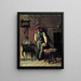 Ritratto del pittore Joaquim Agrassot - Mariano Fortuny Marsal — quadro incorniciato alla parete