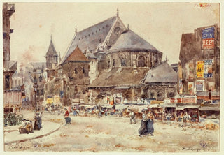 MarieDsir Bourgoin - Le chevet de lglise SaintNicolas des Champs.webp
