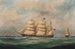 Le John Paterson en trois positions au large du Havre - Marie-Edouard Adam — Ansicht des Kunstwerks