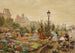 Le quai aux fleurs et l'hôtel de ville - Marie-François Firmin-Girard — vista dell’opera
