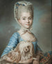 Augustine Suzanne Roslin, die Tochter des Künstlers - Marie-Suzanne Giroust — Ansicht des Kunstwerks