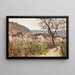 Il villaggio di Beure vicino a Besançon - Marie-Victor-Émile Isenbart — quadro incorniciato alla parete