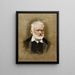 Victor Hugo - Marie Besson — gerahmtes Bild an der Wand