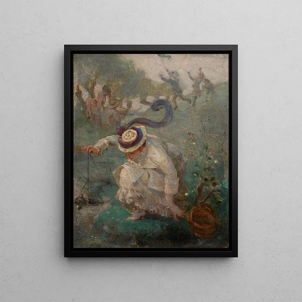 Marie Bracquemond - Crayfish fishing.webp