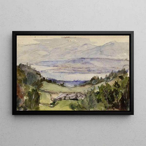 Divonne - Marie Bracquemond — gerahmtes Bild an der Wand