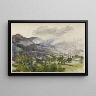 Marie Bracquemond - Paysage montagneux.webp