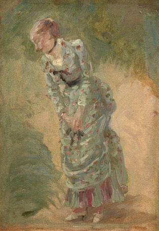 Marie Bracquemond - Study of woman and flowers.webp