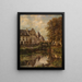 Manoir dans le Brabant - Marie Collart Henrotin — gerahmtes Bild an der Wand