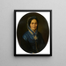 Portrait von Sophie Krebs geborene Schaal - Marie Dürr Grossmann — gerahmtes Bild an der Wand
