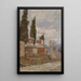 Landschaft im Süden - Marie Egner — gerahmtes Bild an der Wand