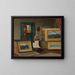 Das Studio von Dwight Tryon - Marie P. Castegnier — gerahmtes Bild an der Wand