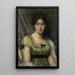 Portrait d'une femme - Marie Wandscheer — quadro incorniciato alla parete