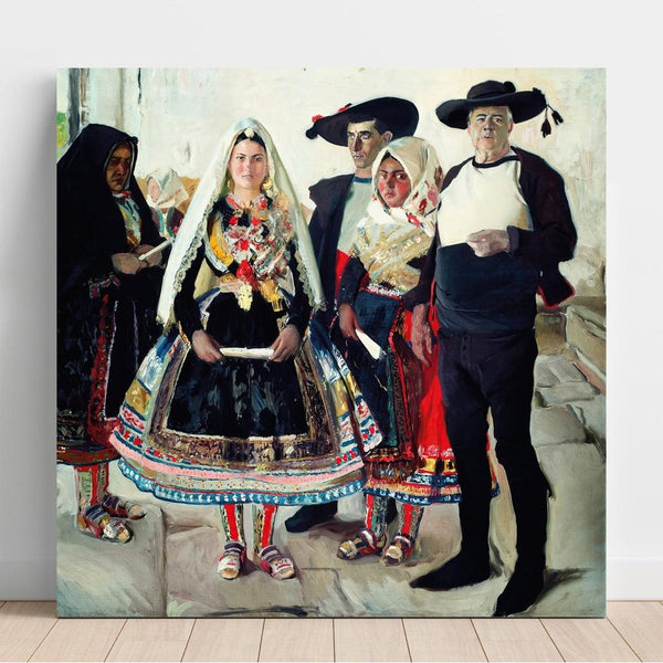 Riproduzione del dipinto Mariée Lagarteran - Joaquín Sorolla