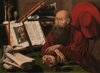 San Girolamo nel suo studio - Marinus van Reymerswaele — vista dell’opera