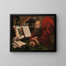 San Girolamo nel suo studio - Marinus van Reymerswaele — quadro incorniciato alla parete