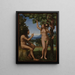 Die Versuchung Adams und Evas - Mariotto Albertinelli — gerahmtes Bild an der Wand