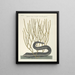 Pesci, serpenti, insetti e alcuni altri animali, così come alcune foto di piante Pl021 - Mark Catesby — quadro incorniciato alla parete