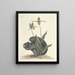 Pesci, serpenti, insetti e alcuni altri animali, così come alcune immagini di piante Pl073 - Mark Catesby — quadro incorniciato alla parete