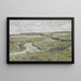 Landschaft mit Bach - Mark Fisher — gerahmtes Bild an der Wand