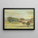 Alberi al sanatorio di Banchory, Scozia - Mark Gertler — quadro incorniciato alla parete