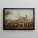 Commemoration of the Crimean War with the presentation of the cannon at Seaham - Mark Thompson — framed artwork on a wall