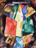 Astrazione Blu Giallo e Verde - Marsden Hartley — vista dell’opera
