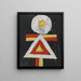 Figura geometrica - Marsden Hartley — quadro incorniciato alla parete