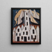 Bewegung Nr. 5 Häuser von Provincetown - Marsden Hartley — gerahmtes Bild an der Wand