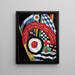 Malerei Nr. 46 - Marsden Hartley — gerahmtes Bild an der Wand