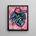 Bégonias roses - Marsden Hartley — gerahmtes Bild an der Wand