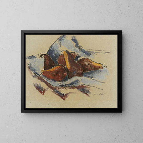 Naturmorte mit Birnen - Marsden Hartley — gerahmtes Bild an der Wand