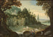 Fortune-teller in a landscape and Couple of shepherds with their flock in a landscape - Marten Ryckaert — artwork view