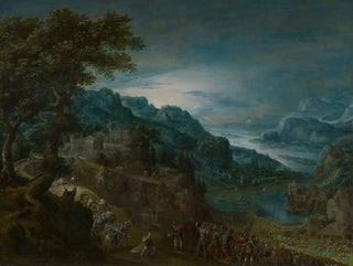 Marten Van Valckenborch - The Reconciliation of Jacob and Esau.webp