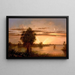 Sonnenaufgang in Florida - Martin Johnson Heade — gerahmtes Bild an der Wand