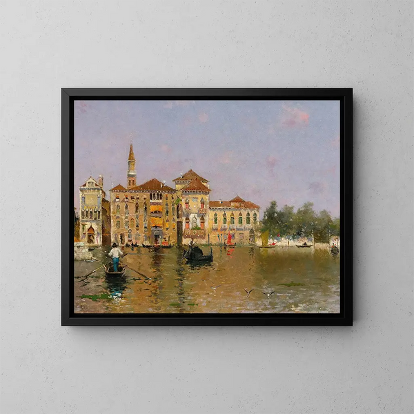 Venezia - Martín Rico y Ortega — quadro incorniciato alla parete