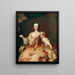 L'archiduchesse Marie Christine - Martin van Meytens — gerahmtes Bild an der Wand