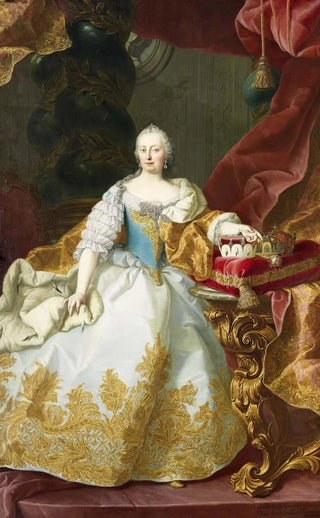 Martin van Meytens - Maria Theresia mit Joseph II als Kind.webp