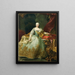 Portrait von Marie-Thérèse von Österreich - Martin van Meytens — gerahmtes Bild an der Wand